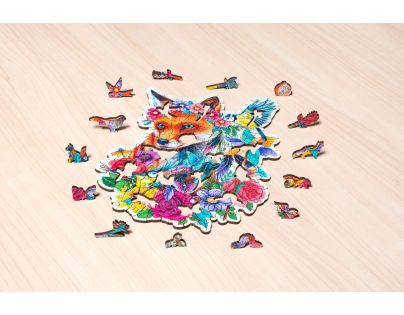 Ravensburger Puzzle drevené puzzle Farebná líška 150 dielikov