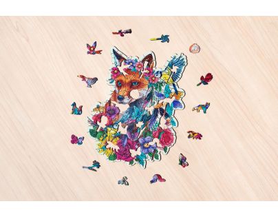 Ravensburger Puzzle drevené puzzle Farebná líška 150 dielikov
