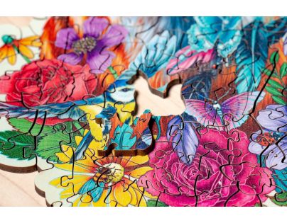 Ravensburger Puzzle drevené puzzle Farebná líška 150 dielikov
