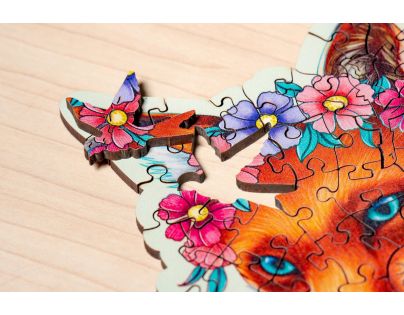 Ravensburger Puzzle drevené puzzle Farebná líška 150 dielikov