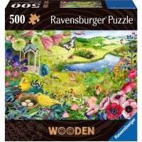 Ravensburger Puzzle drevené Divoká záhrada 500 dielikov 2