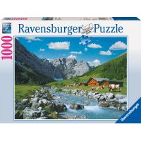 Ravensburger Puzzle Rakúske hory 1000 dielikov 2
