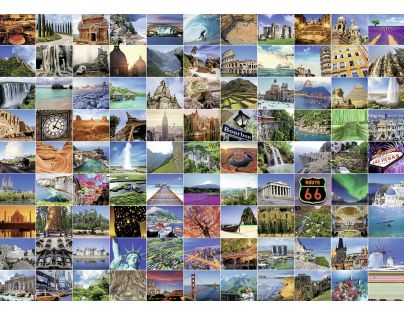 RAVENSBURGER 99 nádherných míst na Zemi 1000 dílků