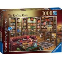 Ravensburger Puzzle Útulná knižnica 1000 dielikov 2