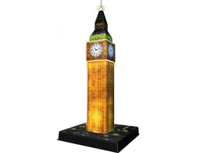 Ravensburger 3D Puzzle Nočná Edícia Big Ben 216 dielikov