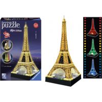 Ravensburger Puzzle 3D Nočná edícia Eiffelova veža 216 dielikov 3