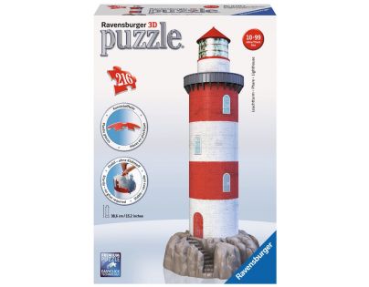 Ravensburger 3D puzzle Maják v příboji 216 dielikov