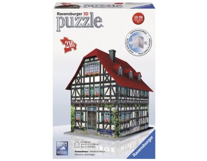 Ravensburger 3D puzzle Hrázděný dům 216 dielikov