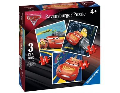 Ravensburger Disney Auta 3 3v1 25-36-49 dílků;;;;