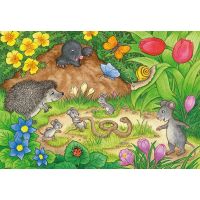 Ravensburger 76109 Zvieratá v záhrade 2x12 dielikov 2