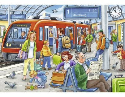 Ravensburger 76116 Všichni na palubu! 2x12 dílků