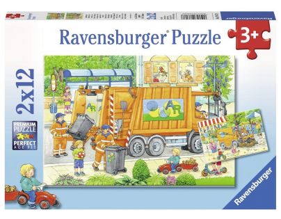 Ravensburger Smetiari a zametači 2x12 dílků