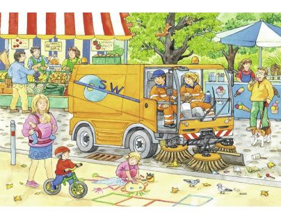 Ravensburger Smetiari a zametači 2x12 dílků