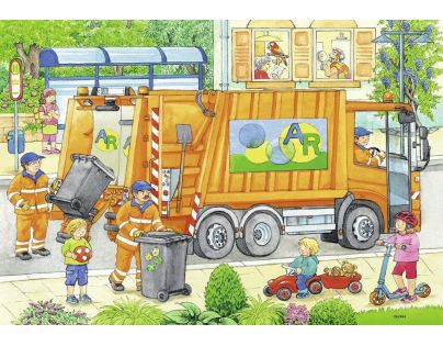 Ravensburger Smetiari a zametači 2x12 dílků