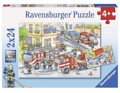 Ravensburger Puzzle Hasiči 2 x 24 dielikov