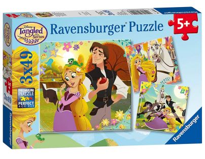 Ravensburger 80243 Disney Na Vlásku 3x49 dílků