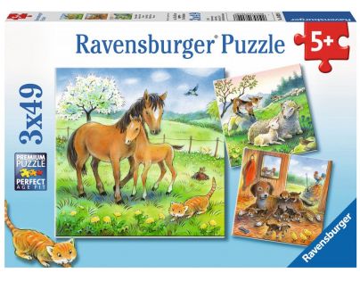 Ravensburger Čas na objatie 3 x 49 dielikov