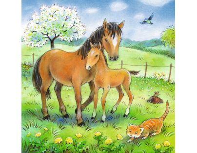 Ravensburger Čas na objatie 3 x 49 dielikov