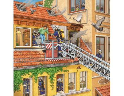 Ravensburger Puzzle Hasiči 3 x 49 dielikov