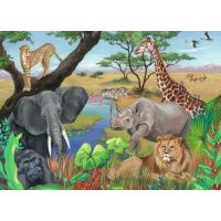 Ravensburger Puzzle Safari zvieratá 60 dielikov 2