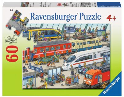 Ravensburger Puzzle Železničná stanica 60 dielikov