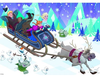 Ravensburger 96350 Disney Ledové království: Přátelství na vždy 60 dílků