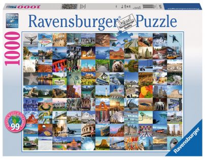 Ravensburger 99 Beautiful Places USA/Canada 1000 dielov