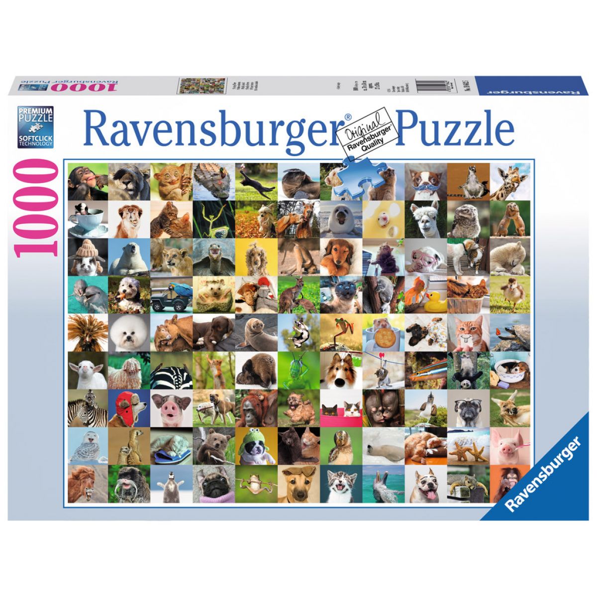 Ravensburger 99 funny animals 1000 dielov