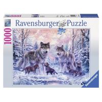 Ravensburger Puzzle Vlci v zimnej krajine 1000 dielikov 2