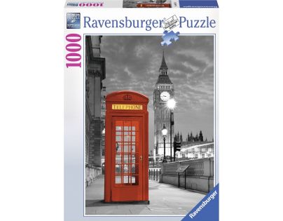 Ravensburger Puzzle Big Ben a telefónna búdka 1000 dielikov