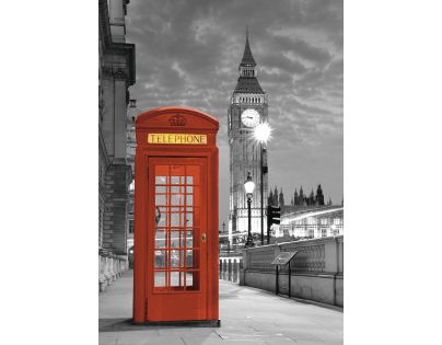 Ravensburger Puzzle Big Ben a telefónna búdka 1000 dielikov