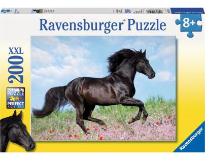 Ravensburger Puzzle Čierny žrebec 200 dílků
