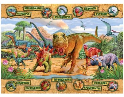 Ravensburger Puzzle Dinosaury 100 XXL dielikov