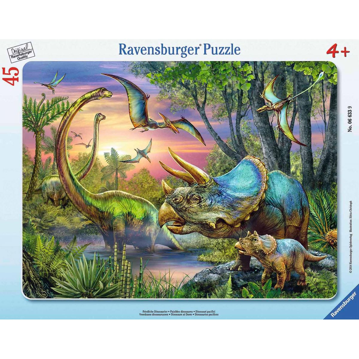 Ravensburger Dinosauři 45 dílků
