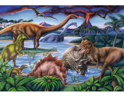 Ravensburger Puzzle Dinosaurie ihrisko 35 dielikov