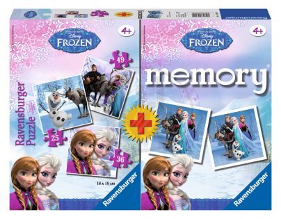 Ravensburger Disney Ledové království 3v1 + Pexeso