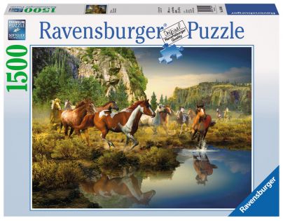 Ravensburger Divoké kone 1500 dílků