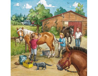 Ravensburger 3x49 Deň s koňmi