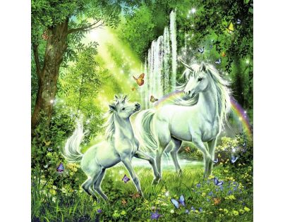 Ravensburger Puzzle Krásni jednorožci 3 x 49 dielikov