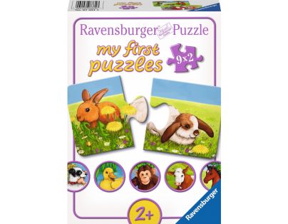 Ravensburger Puzzle Miloučké zvieratá 9 x 2 dielikov