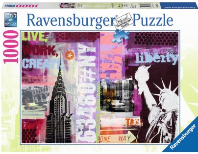 Ravensburger Style Collage New York City 1000 dielov