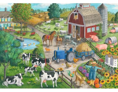 Ravensburger Puzzle Okolie farmy 60 dielikov