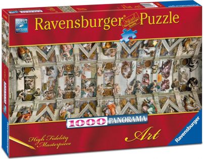 Ravensburger puzzle Panorama 150625 Sixtínska kaplnka 1000 dielikov