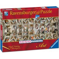 Ravensburger puzzle Panorama 150625 Sixtínska kaplnka 1000 dielikov 2