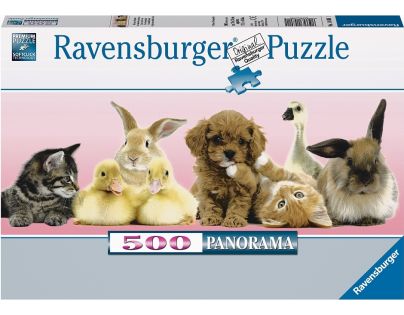 RAVENSBURGER 500 dílků Zvířecí přátelé