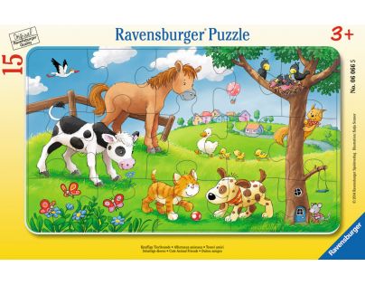 Ravensburger Plyšoví zvířecí kamarádi 15 dílků