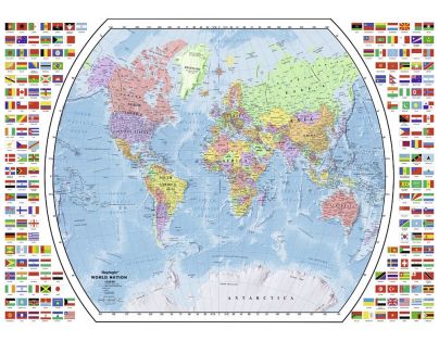 Ravensburger Puzzle Politická mapa světa 1000 dílků