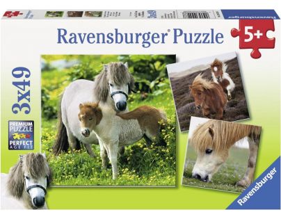 Ravensburger Poníci 3 x 49 dílků