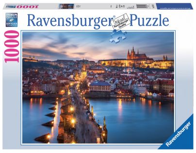 Ravensburger Puzzle Praha v noci 1000 dielikov