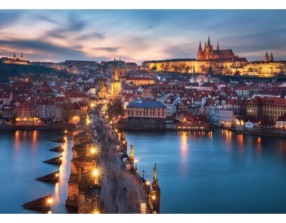 Ravensburger Puzzle Praha v noci 1000 dielikov